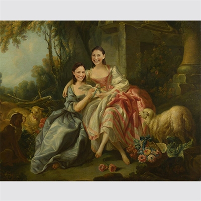 Personalized Masterpiece the Love Letter (by Boucher) from Photos,by myDaVinci - myDaVinci